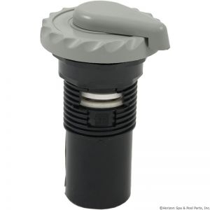 Air Control 1" Top Access Silent Air Control, Scalloped Gray